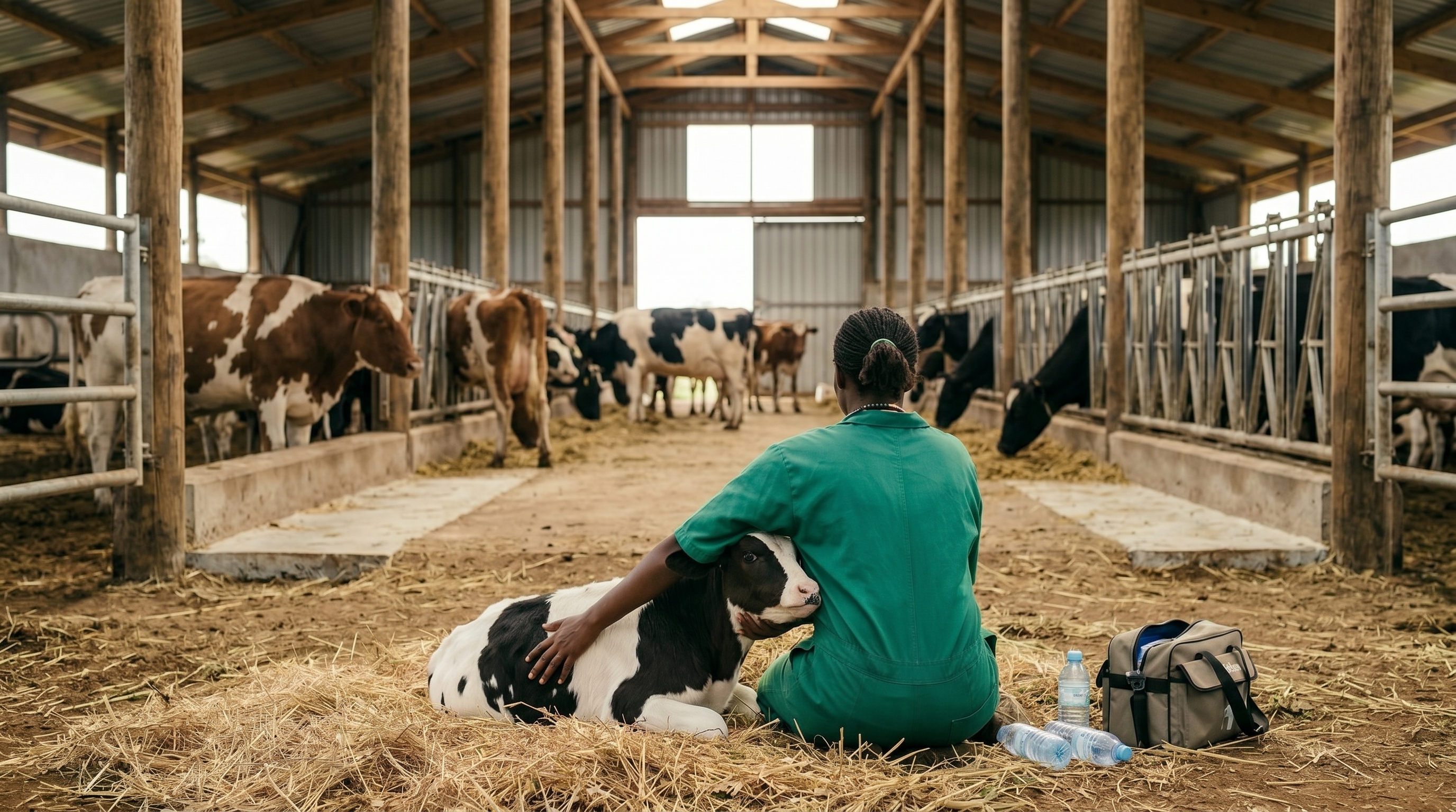 Healthy calf